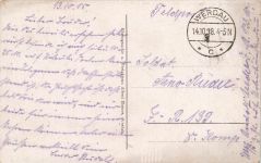 AK Leubnitz Werdau Gasthof Sachsen 1918 gelaufen Postkarte