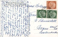 AK Goldentraum Talsperre Seeschänke Schlesien 1939 gelaufen Postkarte
