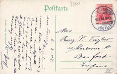 AK Reichenbach Innere Zwickauerstraße Sachsen Vogtland 1907 gelaufen Postkarte