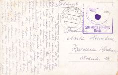 AK Bad Driburg Stadtansicht Kirche Nordrhein Westfalen 1939 gelaufen Postkarte