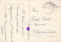 AK Marburg am Drau Maribor Marienkirche Slowenien 1942 gelaufen Postkarte