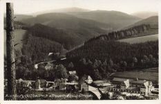 AK Auersberg Blick Sächsisches Erzgebirge Sachsen 1933 gelaufen Postkarte