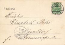 AK Eisenach Wartburg Thüringen 1904 gelaufen Postkarte