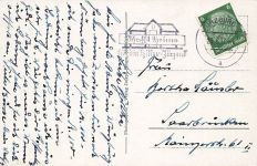 AK Würzburg Käppele Kirche Bayern 1937 gelaufen Postkarte