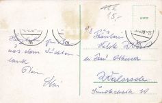 AK Neustadt an der Tafelfichte Stadtansicht Böhmen 1938 gelaufen Postkarte