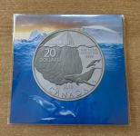 Kanada 20 Dollar 2013 Eisberg und Wahl 9999 Silber unc.