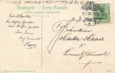 AK Wilhelmshaven Hafenpartie Schiffe Niedersachsen 1908 gelaufen Postkarte