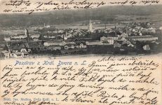 AK Könighof an der Elbe Stadtansicht Böhmen 1902 gelaufen Postkarte