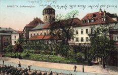 AK Bayreuth Schlossberglein Soldaten Bayern 1912 gelaufen Postkarte