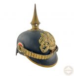 Original Bayerische Pickelhaube Unteroffizier Infanterie Koffer – Spiked Helmet