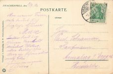 AK Königswinter Drachenfels Siebengebirge Nordrhein-Westfalen 1912 gelaufen