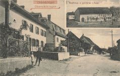 AK Obersäckingen Gasthaus zum goldenen Löwen Baden-Württemberg ungelaufen