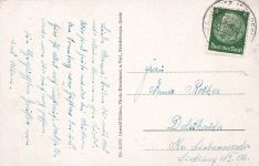 AK Prausnitz Prusice Katholische Kirche Schlesien 1940 gelaufen Postkarte