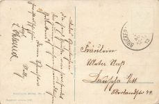 AK Bad Brückenau Kurgarten Stahlquelle Bayern 1913 gelaufen Postkarte