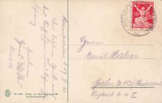 AK Herrnskretschen Hotel Günther Schlögels Gasthaus Böhmen 1921 Postkarte