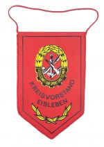 DDR Wimpel NVA 20 Jahre Aufklärungs-Bataillon - 11 Kreisvorstand Eisleben