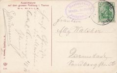 AK Schmitten im Taunus Aussichtsturm Hessen 1910 gelaufen Postkarte