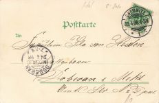 AK Dresden Residenz Schloss Portrait König Albert Sachsen 1898 Postkarte Litho