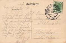 AK Reichenberg Liberec Kaiser Franz Josef Bad Böhmen 1903 gelaufen Postkarte