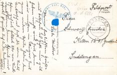 AK Tetschen-Bodenbach Brücke Schloss Brunnen Sudeten 1939 gelaufen Postkarte