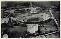 AK Berlin Fliegeraufnahme Reichssportfeld Berlin ungelaufen Postkarte