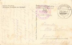 AK Flensburg Toosbüystraße Schleswig-Holstein 1940 gelaufen Postkarte