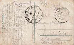 AK Hamm Bahnhof Züge Nordrhein-Westfalen 1917 gelaufen Postkarte