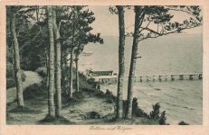 AK Sellin Strand Steg Mecklenburg-Vorpommern Rügen 1932 gelaufen Postkarte