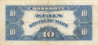 10 Mark 1948, B- Stempel, Ausgabe West Berlin, Ro. 239a