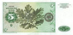 5 Deutsche Mark 2.1.1980 BRD-29a fast Kassenfrisch/UNC