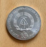 DDR 10 Mark 1970 Ludwig Beethoven Silber Gedenkmünze