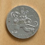 DDR 20 Mark 1986 Jacob Wilhelm Grimm Silber Gedenkmünze