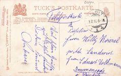 AK Tilsit Lindenstrasse Ostpreussen 1916 gelaufen Tucks Postkarte