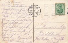 AK Stettin Königstor Strassenbahn Pommern 1913 gelaufen Postkarte