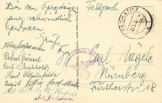 AK Prachitzt Berg Libing Aussichtsturm Böhmen 1941 gelaufen Postkarte