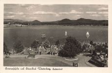 AK Wartenberg Strandbad Sommerfrische Menschen Sudeten ungelaufen Postkarte