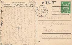 AK Petersberg Gutenberg Weinschänke Sachsen-Anhalt 1925 gelaufen Postkarte