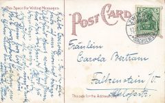 AK Atlantic City Beach Hotels New Jersey USA 1910 gelaufen Postkarte