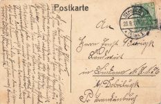 AK Strassburg Zeppelins Fernfahrt Frankreich 1911 gelaufen Postkarte