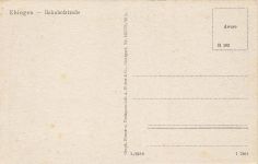 AK Ebingen Bahnhofstraße Hotel Cafe Baden-Württemberg ungelaufen Postkarte
