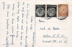 AK Bad Saarow Segelsport Scharmützelsee Brandenburg 1941 gelaufen Postkarte