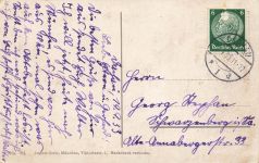 AK Herrsching am Ammersee Hotel Seespitze Bayern 1933 gelaufen Postkarte