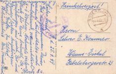 AK Gütersloh Altdeutsche Häuser Nordrhein-Westfalen 1949 gelaufen Postkarte