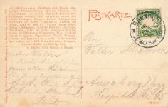 AK Alt-Miltenberg Gasthaus zum Riesen Bayern 1910 gelaufen Postkarte