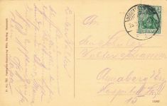 AK Neckargemünd Hotel Pfalz Baden-Württemberg 1913 gelaufen Postkarte