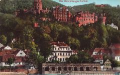 AK Heidelberg Schloss Baden-Württemberg 1913 gelaufen Postkarte