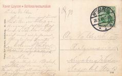 AK Heidelberg Schloss Baden-Württemberg 1913 gelaufen Postkarte