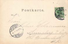 AK Köln Bahnhof Bahnhofsplatz Nordrhein-Westfalen 1900 gelaufen Postkarte