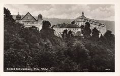 AK Schwarzburg Schloss Schwarzburg Thüringen ungelaufen Postkarte