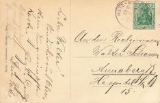 AK Oberstein an der Nahe Stadtansicht Rheinland-Pfalz gelaufen Postkarte